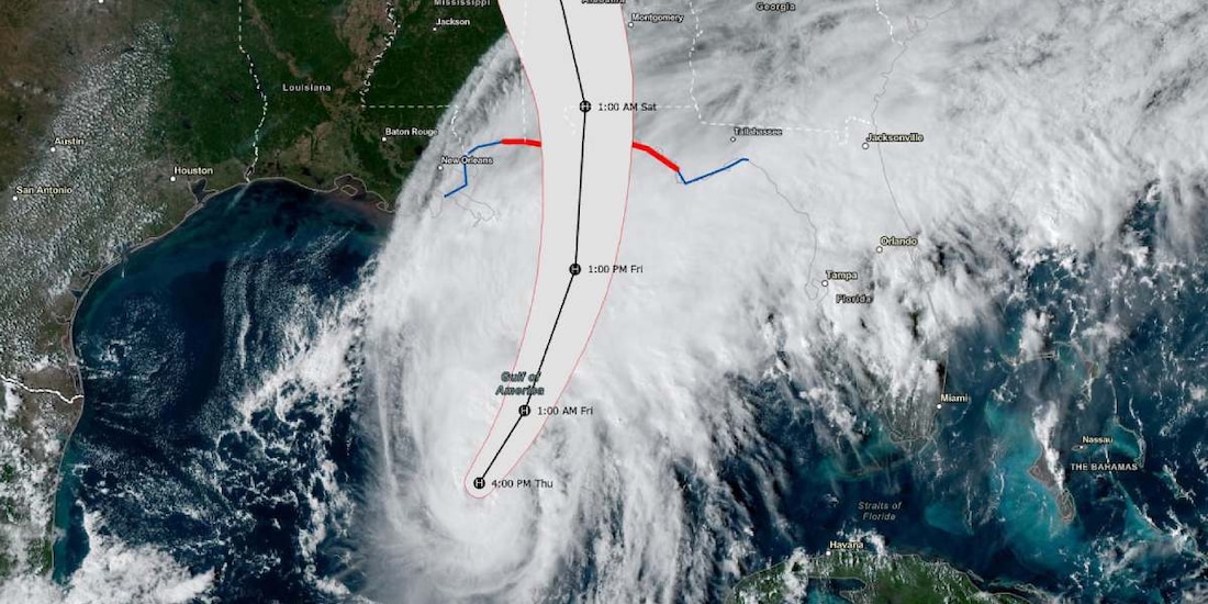 El huracán Isaias se intensificó a categoría 2 con vientos destructivos e inundaciones; prevén impacto en la costa norte del Golfo de México.