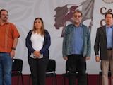 El secretario de Educación, Mario Delgado Carrillo, reconoció el esfuerzo diario de los docentes para consolidar el modelo de la pedagogía crítica.