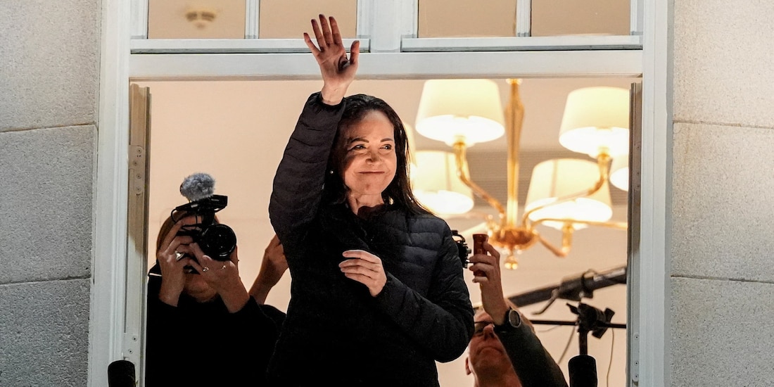 María Corina Machado reapareció tras su última; desde enero de este año no salía en público.