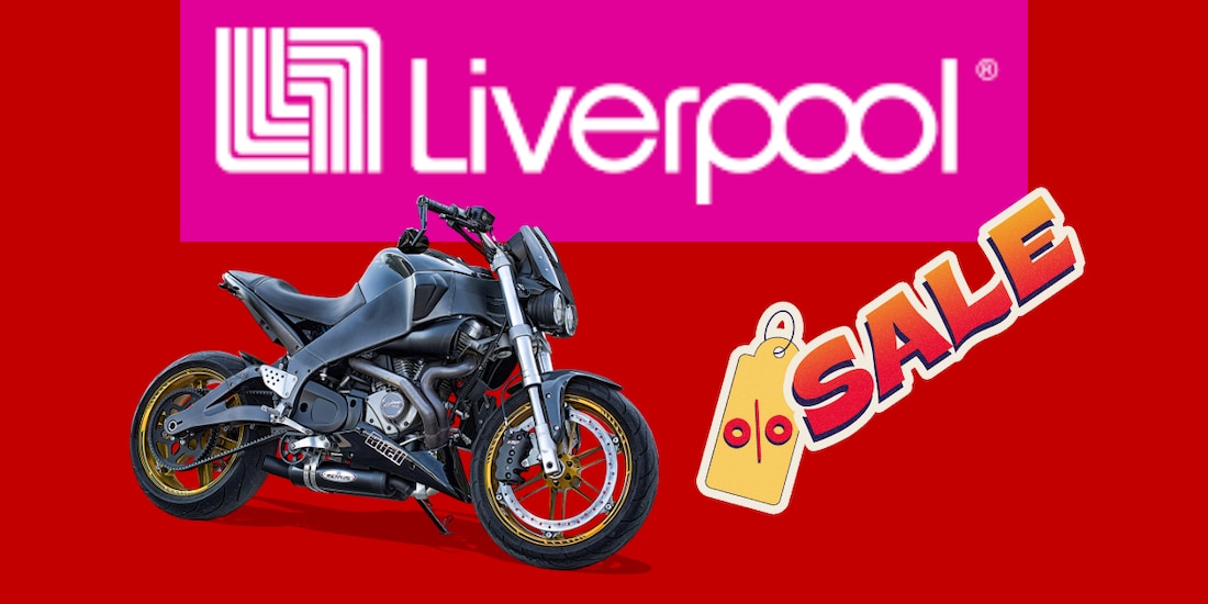 Liverpool tiene ofertas en motocicletas