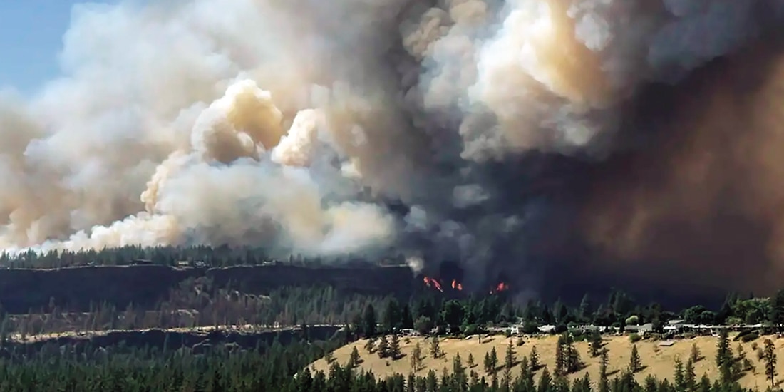HABITANTES de Spokane recibieron
la orden de evacuación inmediata, ayer.
