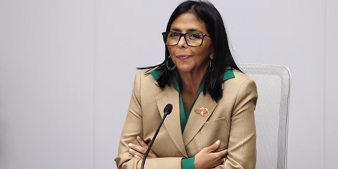 La presidenta interina de Venezuela, Delcy Rodríguez, el 13 de marzo.