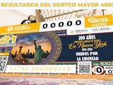 Resultados Sorteo Mayor 4030 del 6 de octubre de 2026 de Lotería Nacional.