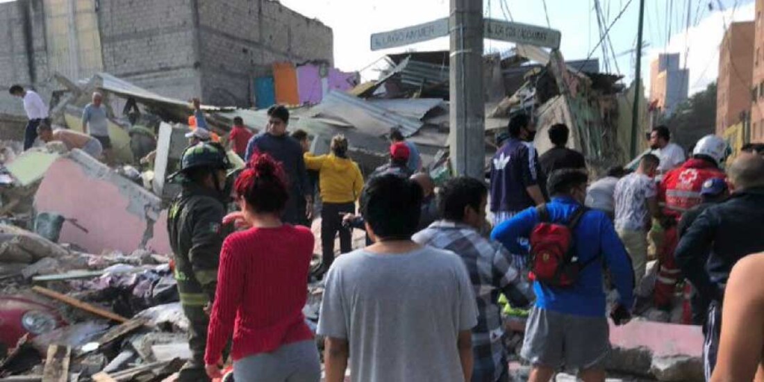 La explosión ocurrió en la calle Lago Ammer y 3ra cerrada de Lago Ammer, colonia Pensil.