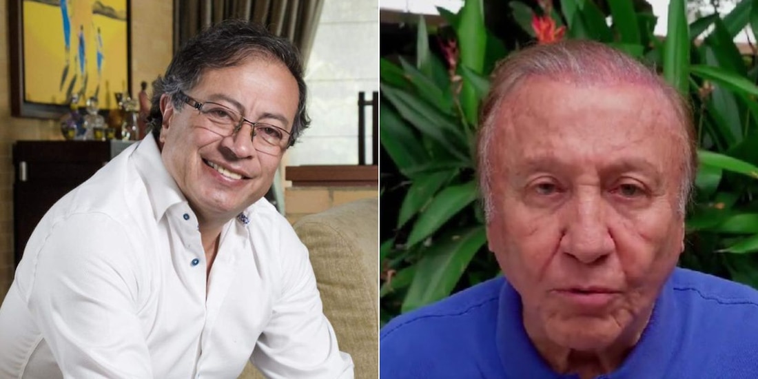 Gustavo Petro y Rodolfo Hernández, candidatos a la presidencia de Colombia.