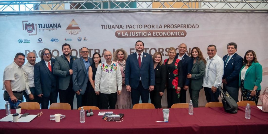 ‘Tijuana se suma a Estrategia Nacional contra la extorsión junto al sector productivo’, anuncia Ismael Burgueño.