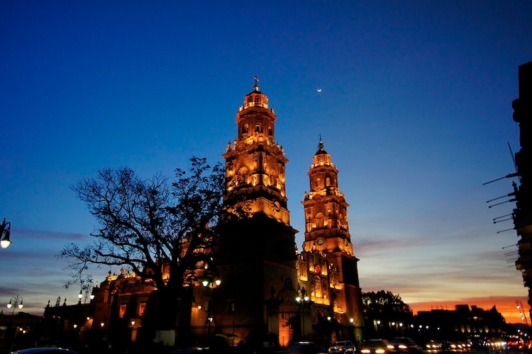 La Catedral de Morelia.