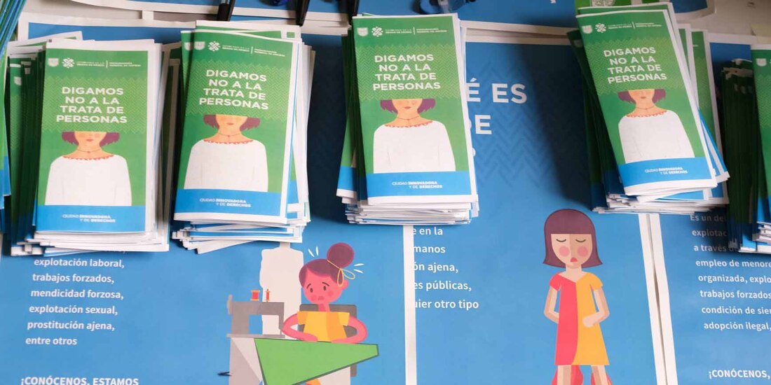 Lanzan campañas para crear consciencia sobre la trata de personas.