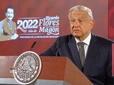 Andrés Manuel López Obrador (AMLO) este miércoles 23 de febrero en Palacio Nacional.