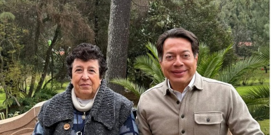 Raquel Sosa Elízaga y Mario Delgado Carrillo.
