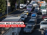 Las restricciones del Hoy No Circula aplican este jueves 13 de agosto de 2026 en la Zona Metropolitana del Valle de México.