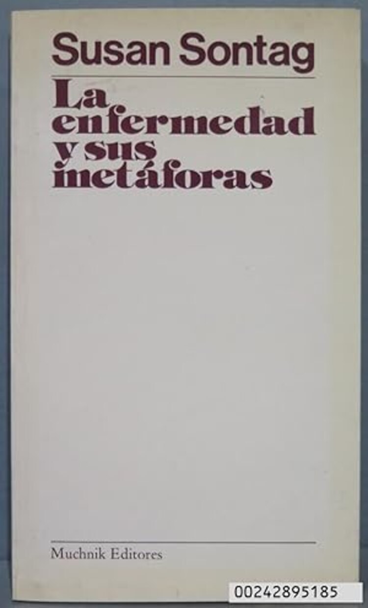 Portada "La enfermedad y sus metáforas"