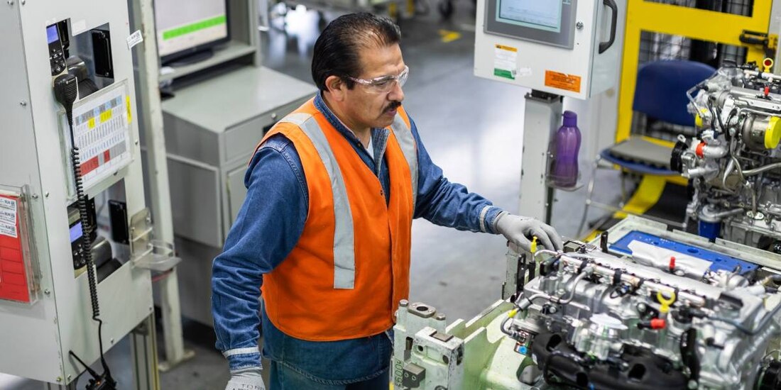 Imagen de un trabajador en México.