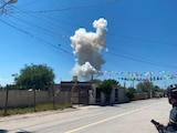 Presunto coche bomba explota en comunidad Cerrito de la Cruz, San Luis Potosí.