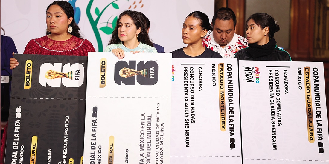 De Izq. a der.: Yolett Cervantes, Brianna Medina, Maira Díaz y Karla Peña, ayer.