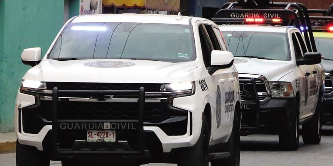 Elementos de la Guardia Civil de SLP, en imagen de archivo.