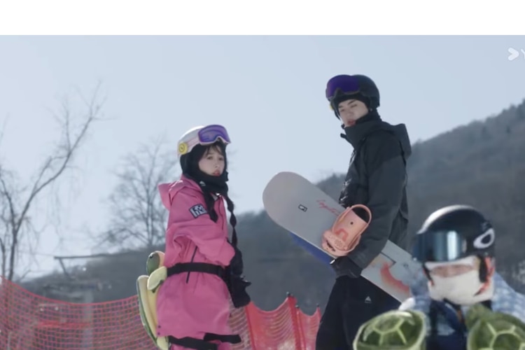 Wei Zhi y Shan Chong son los protagonistas en Ski into Love.