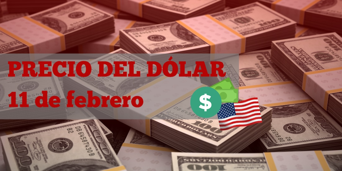Este es el precio del dólar hoy 11 de febrero