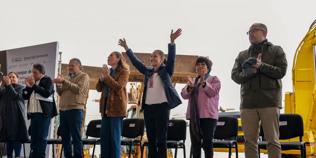Presidenta Claudia Sheinbaum encabezó el arranque de obras del programa de Vivienda para el Bienestar en Baja California.
