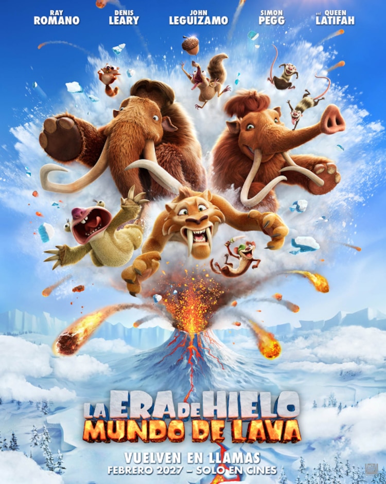 Póster de La Era de Hielo 6: Mundo de Lava