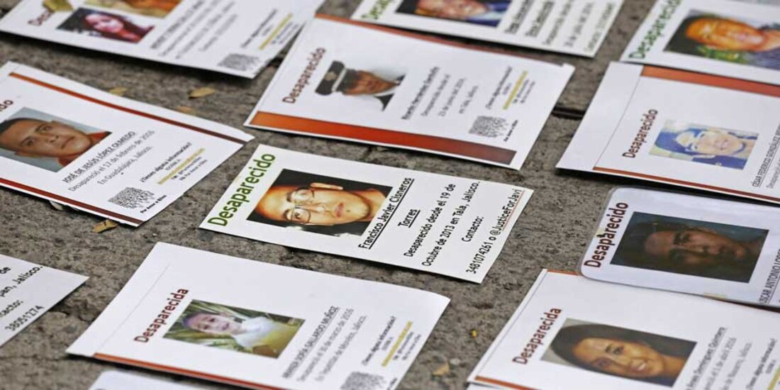 México alcanza y supera las 100 mil personas desaparecidas.