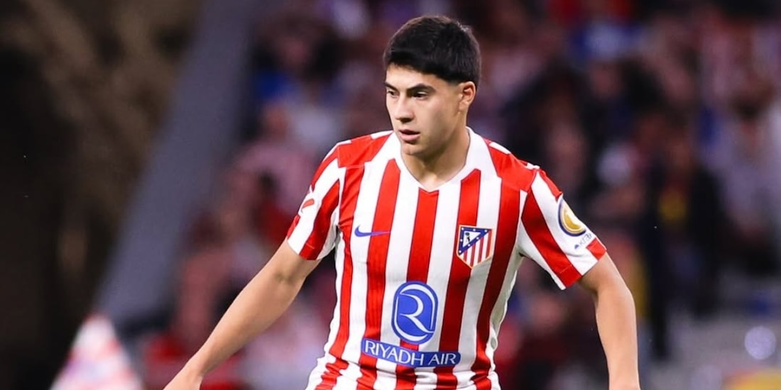 Obed Vargas da su primera asistencia en el Atlético de Madrid