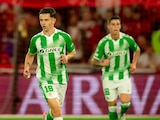 Álvaro Fidalgo en un partido con el Betis