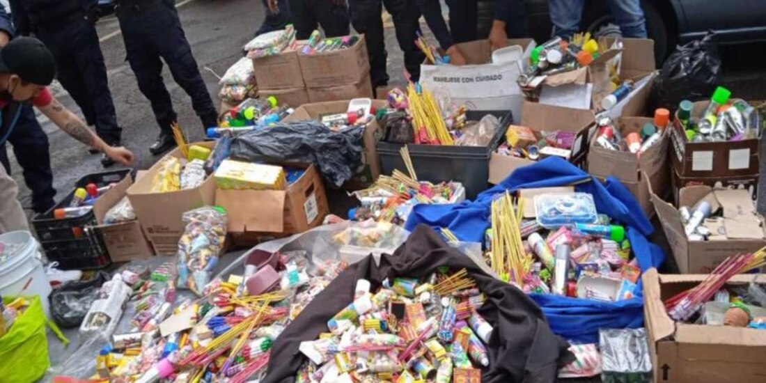 SSC arrancó con el Operativo Cometa para inhibir el comercio y uso de pirotecnia en CDMX.