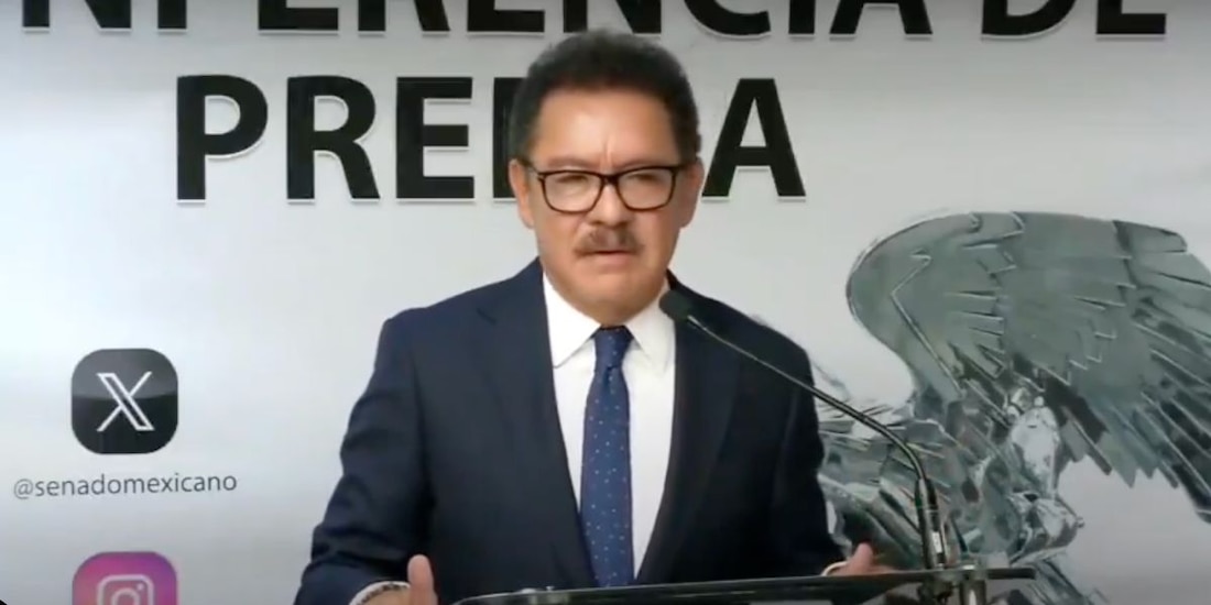 Ignacio Mier, durante conferencia de prensa
