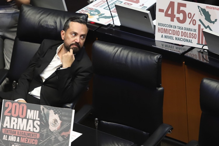 Arturo Ávila, en una sesión de la Cámara de Diputados.