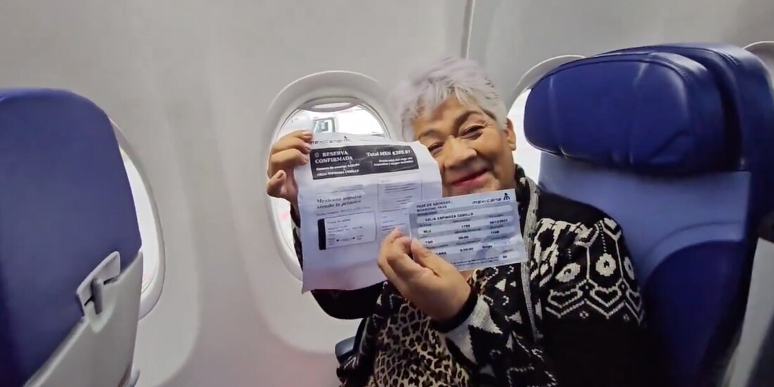 Primer vuelo de Mexicana.