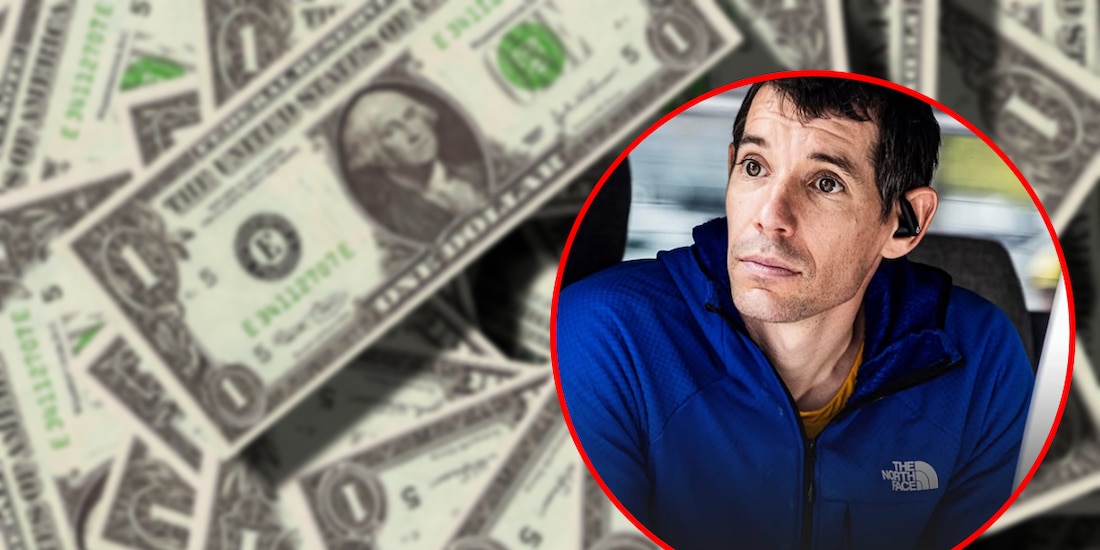 Esta es la fortuna acumulada de Alex Honnold como escalador