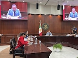 Aspecto de la sesión extraordinaria del Congreso de Sinaloa.
