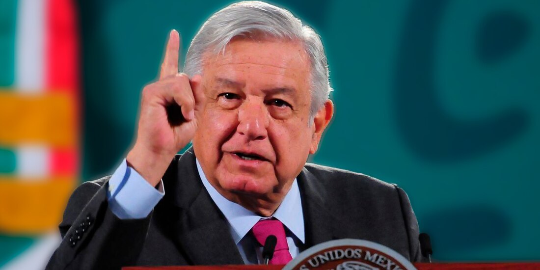 AMLO en conferencia de prensa.