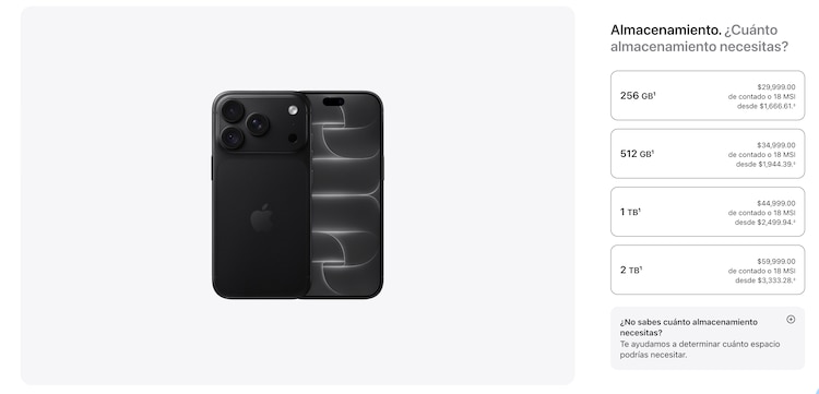 Precio del iPhone 18 Pro