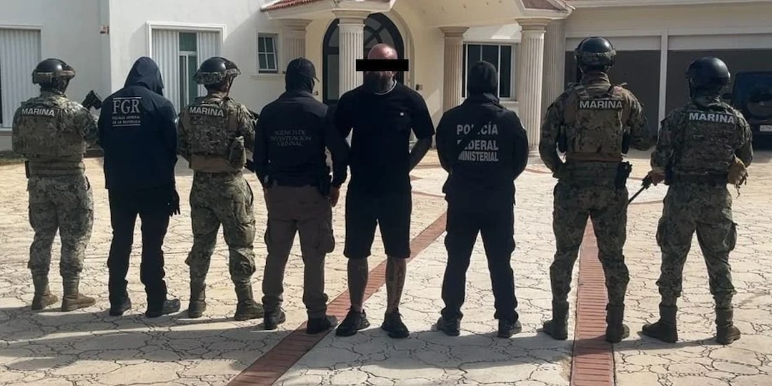 Detienen en Cancún a "El Rob", presunto líder de los "Hells Angels"