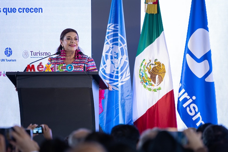 La jefa de Gobierno destaca la infraestructura y alcance del turismo deportivo en la capital.
