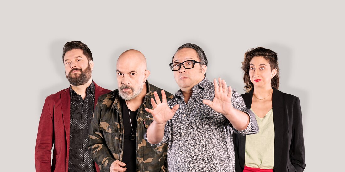 Esewey, Leye, Horacio Almada y Eduardo Talavera del show Por si no hay 2021