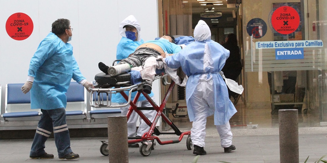 Ingreso de UN paciente al área de urgencias por COVID-19 en el Hospital de Nutrición.