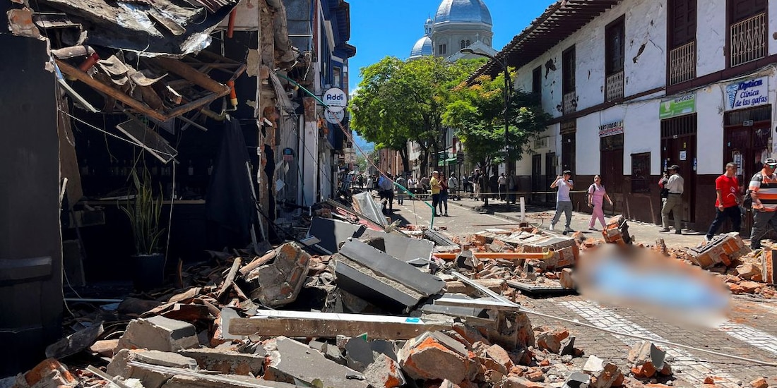 Daños y afectaciones en Colombia tras fuerte terremoto.