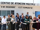 Huixquilucan inaugura un Centro de Atención Múltiple en la cabecera municipal.