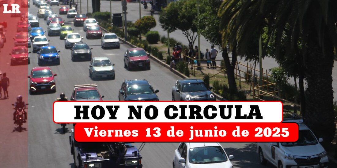 Revisa qué autos no pueden circular este viernes 13 de junio de 2025 en la Ciudad de México y el Estado de México.