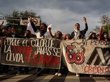 Estudiantes mantienen viva la histórica lucha contra el crimen de Estado.