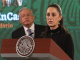 La jefa de Gobierno capitalina participó en la conferencia del Presidente.