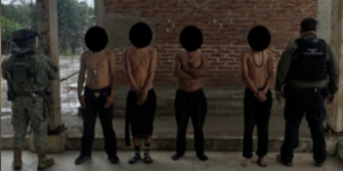 Grupo criminal privó de la libertad a cuatro hombres, rescatados por autoridades en Mazatlán.