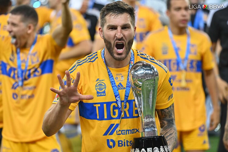 André-Pierre Gignac consiguió su quinto título de Liga MX, tras ganar, junto con Tigres, la final del Clausura 2023 ante Chivas