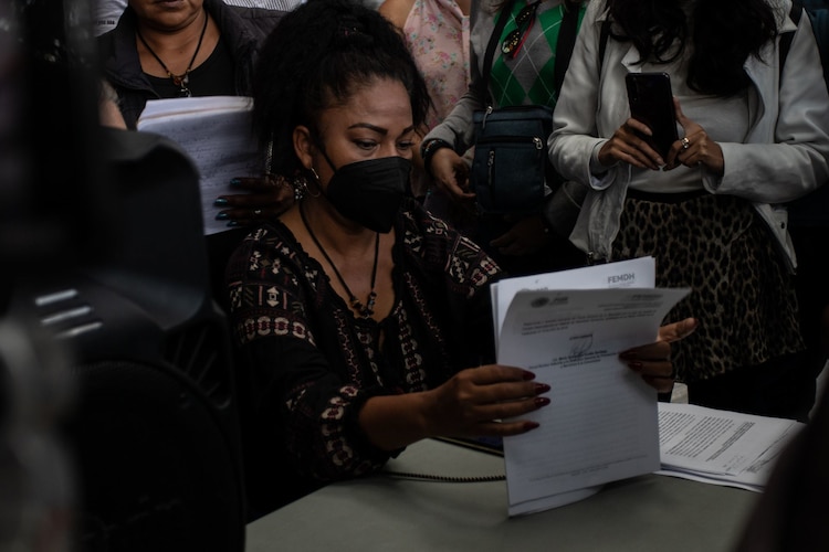 Mary Sainz, esposa de Israel Vallarta, en una foto de 2021.