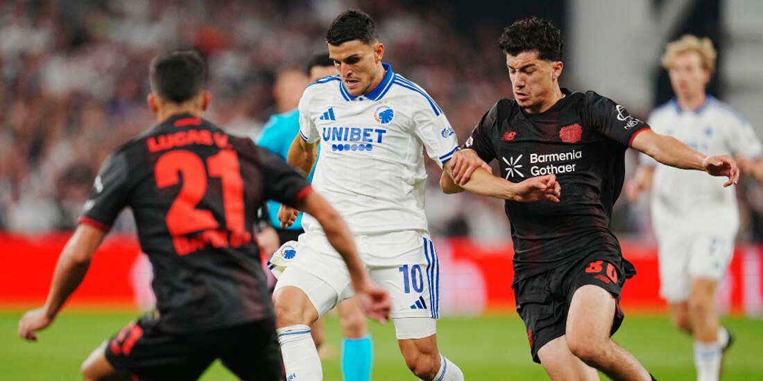 Copenhague y Leverkusen empatan en la Jornada 1.
