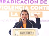 Implementa Evelyn Salgado más acciones contra la violencia hacia las mujeres.