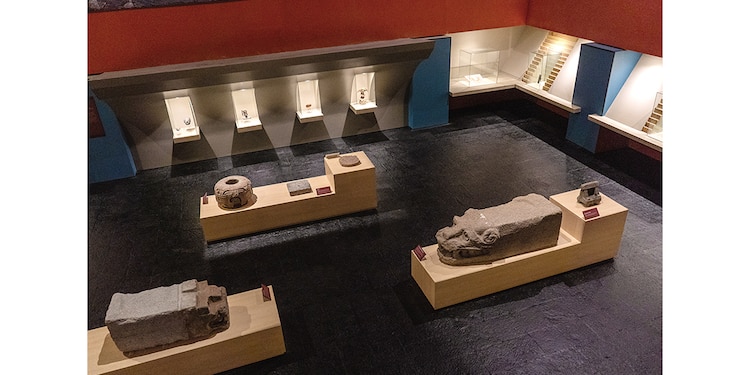 Una de las salas del Museo de
la Grandeza Teotihuacana, ayer.